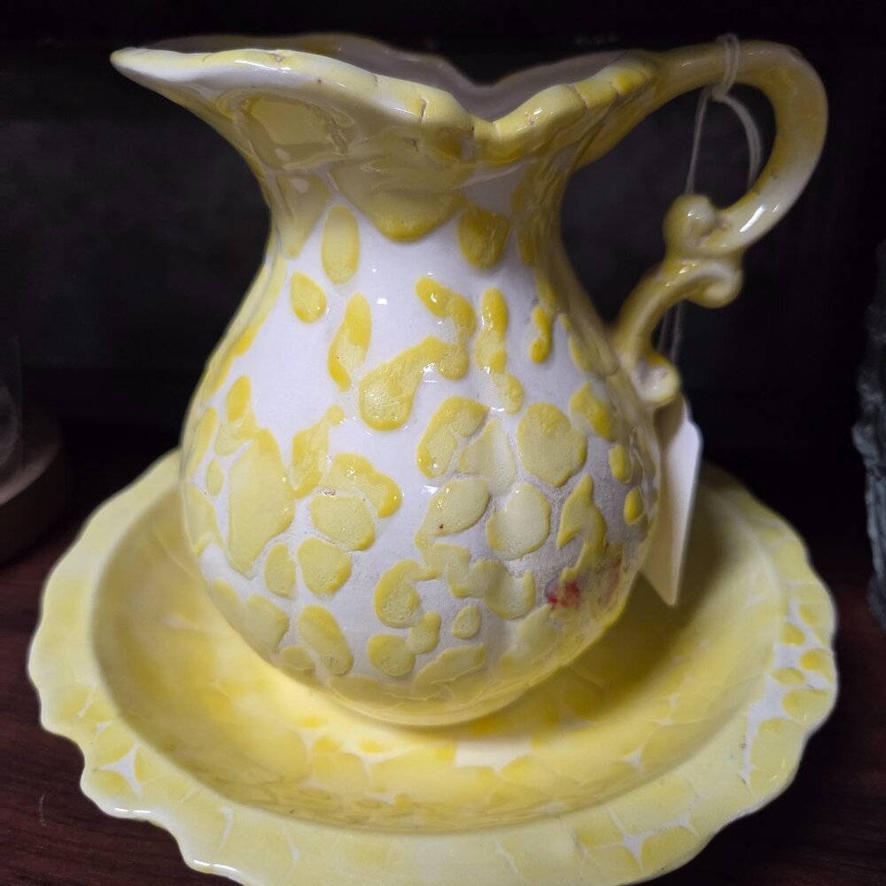 Vintage pitcher and basin set